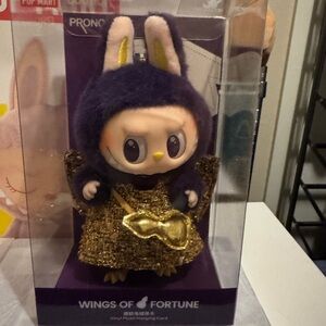 Purple and Gold Wings of Fortune Plush